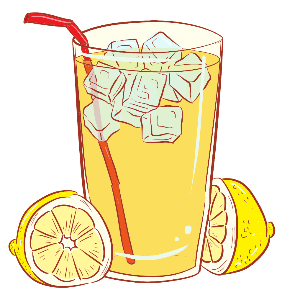 OnlineLabels Clip Art Cold Glass Of Lemonade